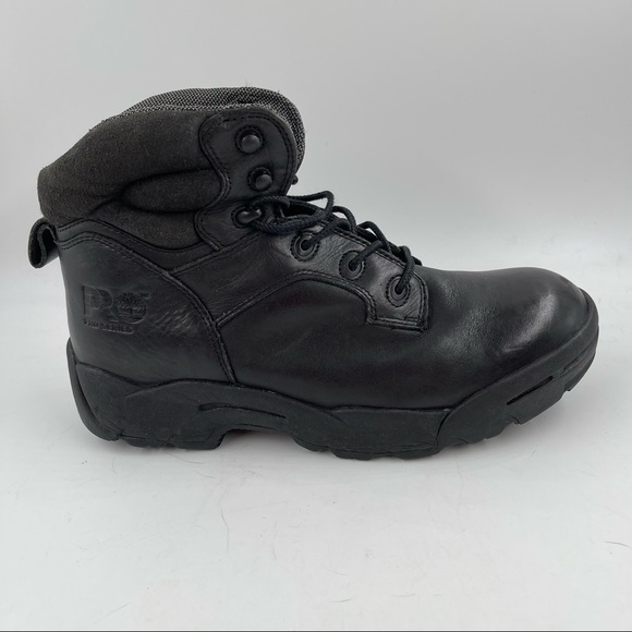 Timberland Other - Timberland Pro Series Men’s Black Leather Safety Toe Work Boots - Size 10 M